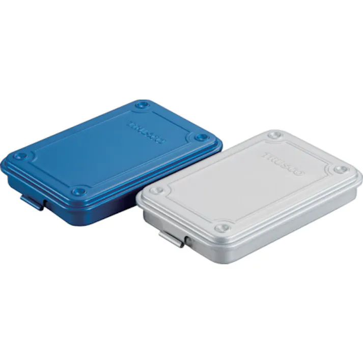 【CAINZ-DASH】トラスコ中山 トランク型工具箱 154X105X29 ブルー T-15【別送品】