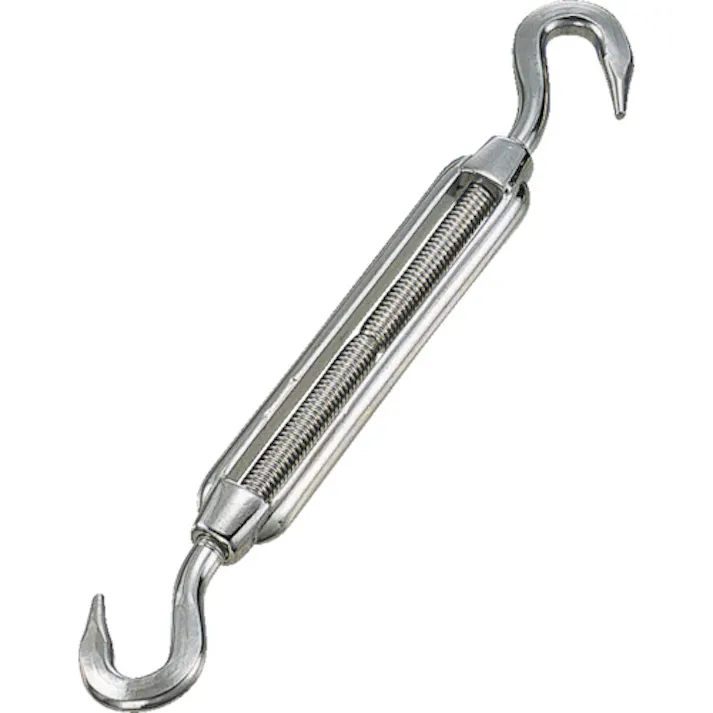 【CAINZ-DASH】トラスコ中山 ステンレス製 枠式ターンバックル フック&フックタイプ ねじ径W5/8 (1個入) TTB-16H【別送品】