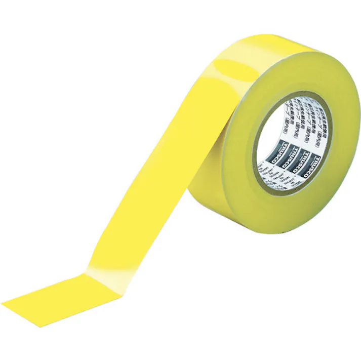 【CAINZ-DASH】トラスコ中山 ラインテープ ゴミゼロタイプ 幅50mm×長さ50m イエロー TLTS-50EY【別送品】