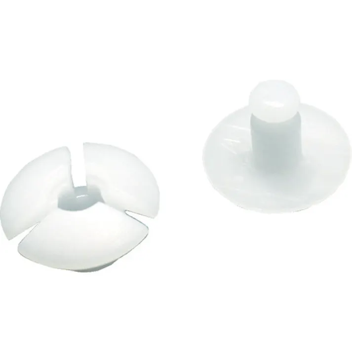 【CAINZ-DASH】トラスコ中山 プラスチック留め具 フランジ径12mm板厚8.0mm以下用20S入 TSL-12-8【別送品】