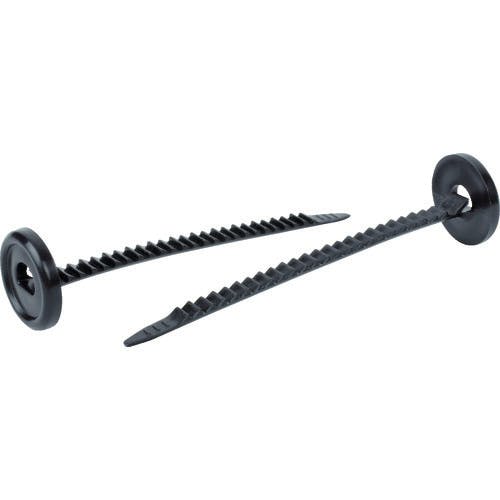 トラスコ中山 樹脂製結束タイ 雌雄同タイ 4mm~50mm板厚用 (20個入) TJK-20 ハトメ トラスコ中山 樹脂製結束タイ 雌雄同タイ 4mm~50mm板厚用 (20個入) TJK-20 ハトメ