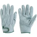 【CAINZ-DASH】トラスコ中山 オイル加工革手袋　マジック式　Ｍサイズ TYK-717PW-M【別送品】