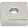 【CAINZ-DASH】トラスコ中山 ネオジム角形磁石 皿ねじ穴付 15mmX15mmX5mm M4 1個入 T15K05-M4【別送品】
