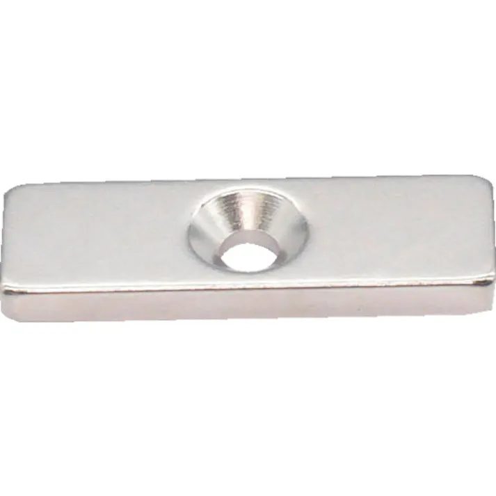 【CAINZ-DASH】トラスコ中山 ネオジム角形磁石 皿ねじ穴付 30mmX10mmX3mm M3 1個入 T30K03-M3【別送品】