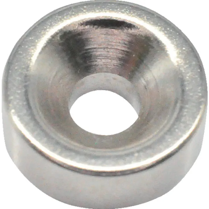 【CAINZ-DASH】トラスコ中山 ネオジム丸形磁石 皿ねじ穴付 外径10mmX4mm M3 1個入 T10R04-M3【別送品】