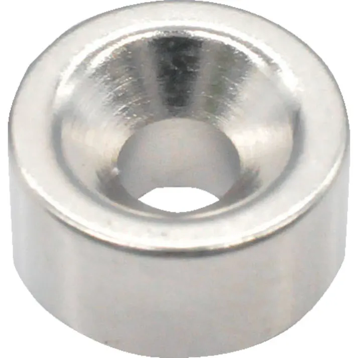 【CAINZ-DASH】トラスコ中山 ネオジム丸形磁石 皿ねじ穴付 外径10mmX5mm M3 1個入 T10R05-M3【別送品】