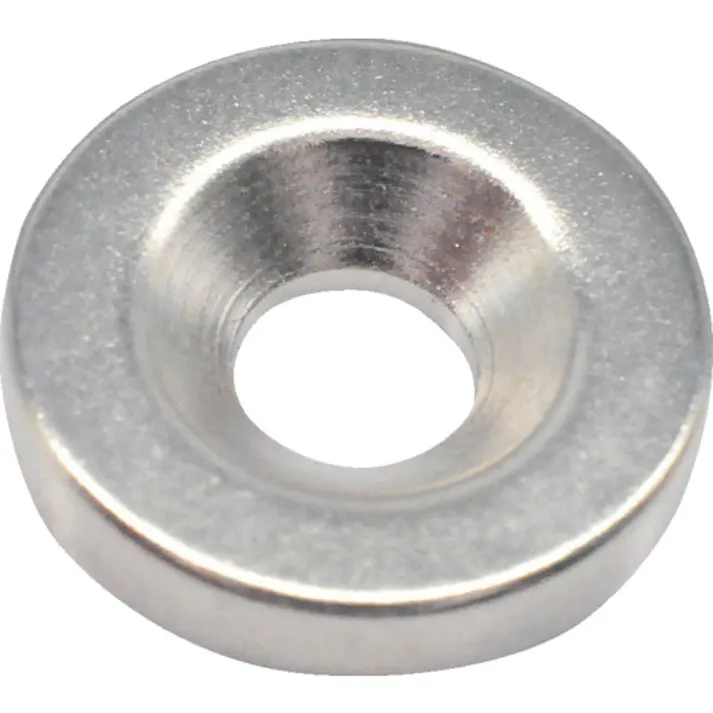 【CAINZ-DASH】トラスコ中山 ネオジム丸形磁石 皿ねじ穴付 外径15mmX3mm M4 1個入 T15R03-M4【別送品】