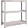 【CAINZ-DASH】トラスコ中山 スチールラック M3型中量棚 1200×1121×H1200 3段 単体 M3-44123【別送品】