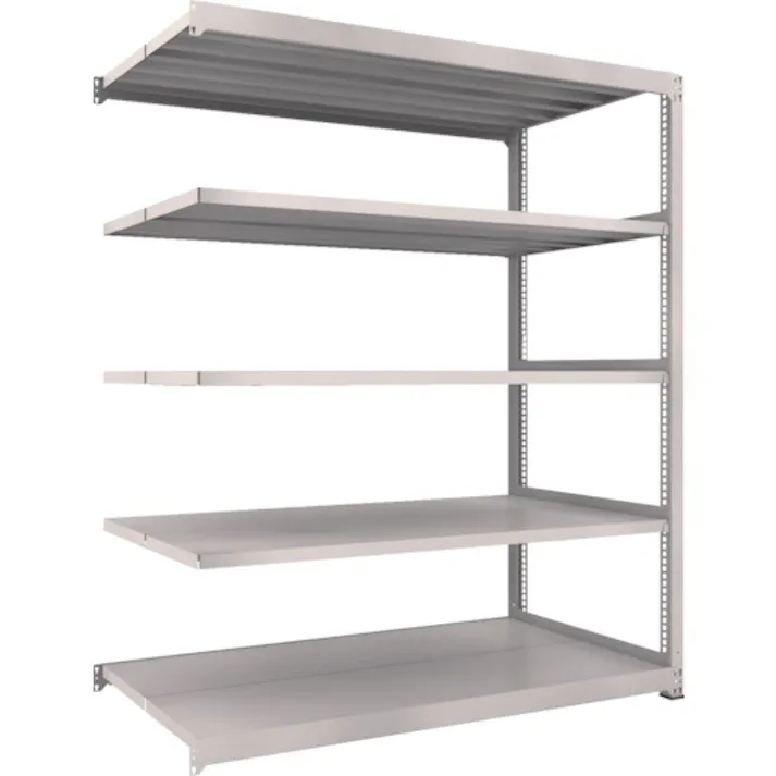 【CAINZ-DASH】トラスコ中山 スチールラック M3型中量棚 1200×1121×H2100 5段 連結 M3-74125B【別送品】