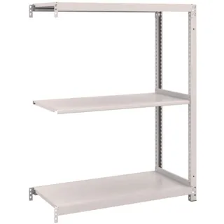 【CAINZ-DASH】トラスコ中山 スチールラック M1型抗菌塗装ボルトレス軽量棚900X420XH1200 4段 連結 M1-4344B【別送品】