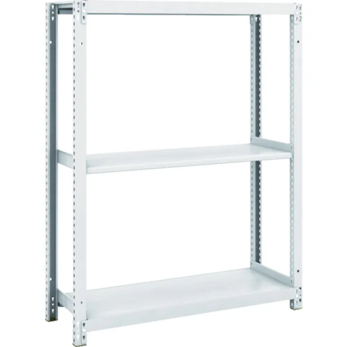 【CAINZ-DASH】トラスコ中山 スチールラック M1型抗菌塗装ボルトレス軽量棚900X320XH1200 3段 M1-4333【別送品】