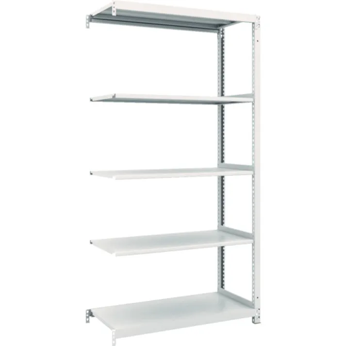 【CAINZ-DASH】トラスコ中山 スチールラック M1型抗菌塗装ボルトレス軽量棚900X420XH1800 5段 M1-6345【別送品】