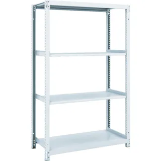 【CAINZ-DASH】トラスコ中山 スチールラック M1型抗菌塗装ボルトレス軽量棚900X420XH1500 5段 M1-5345【別送品】