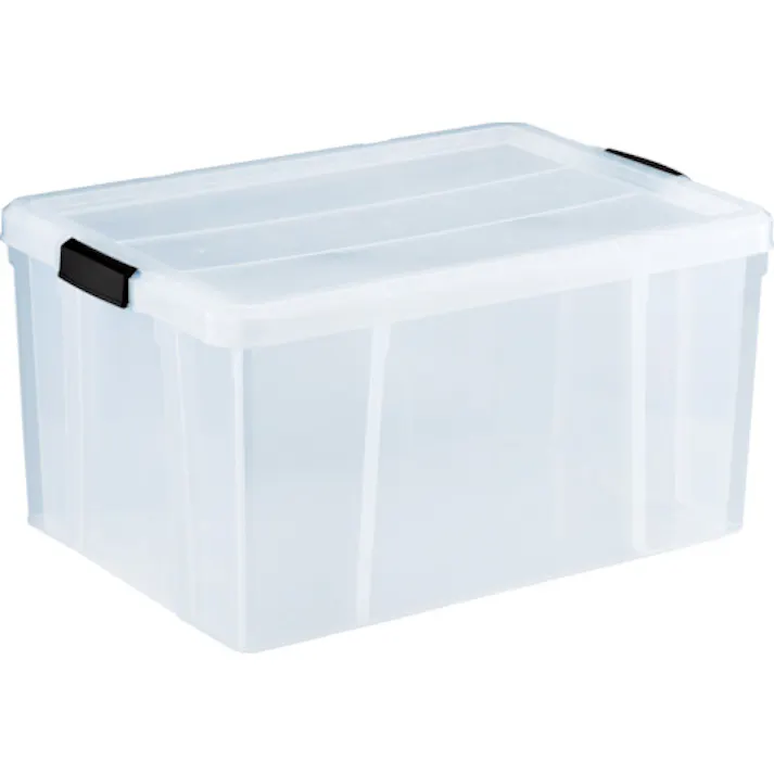 【CAINZ-DASH】トラスコ中山 クリアライトボックス 66L 透明 TCR-04【別送品】