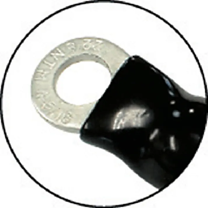 【CAINZ-DASH】トラスコ中山 キャブタイヤケーブル アースクリップ丸端子付 10m TCT-2210KE【別送品】