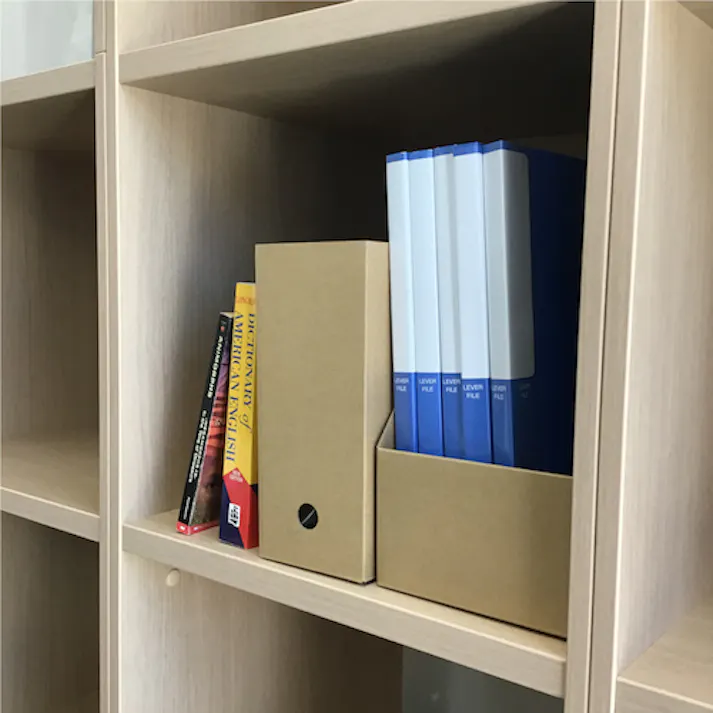 【CAINZ-DASH】トラスコ中山 段ボール製A4縦型ファイルボックス 間口155 DB-BOXTW【別送品】