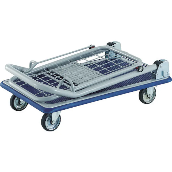 【CAINZ-DASH】トラスコ中山 プレス製台車 ドンキーカート 折畳式簡易2段 3014NA【別送品】