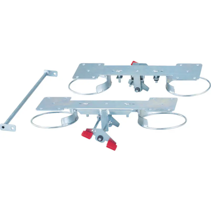 【CAINZ-DASH】トラスコ中山 プレス製台車 ドンキーカート用リング式ストッパー 自在4輪用 100JRS-4【別送品】