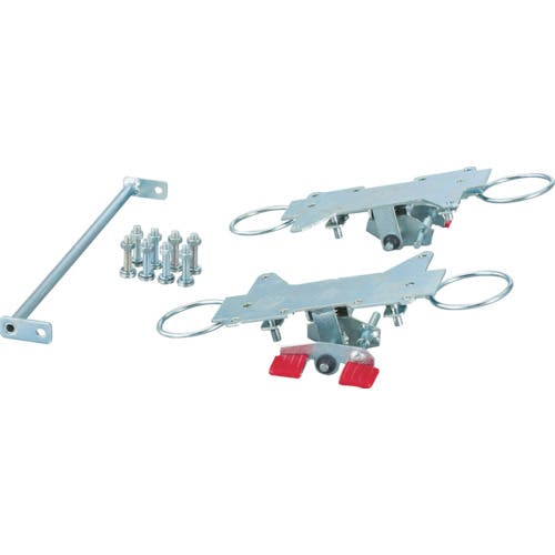 トラスコ中山 MPK-600用リング式自在4輪ストッパー K-600JRS-4 樹脂製平台車(連結タイプ)用オプション トラスコ中山 MPK-600用リング式自在4輪ストッパー K-600JRS-4 樹脂製平台車(連結タイプ)用オプション