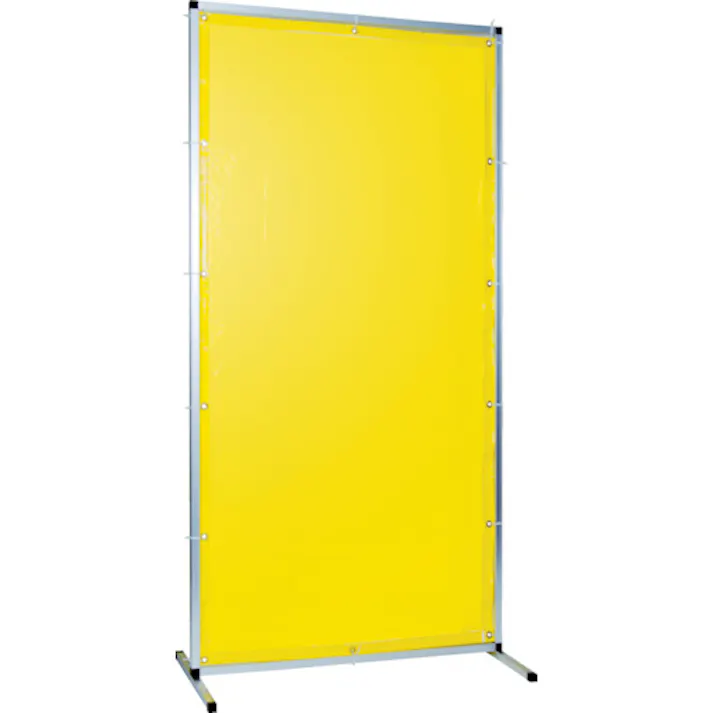 【CAINZ-DASH】トラスコ中山 溶接用遮光フェンス アルミ製 W1000XH2000 イエロー TYAF-1020-Y【別送品】