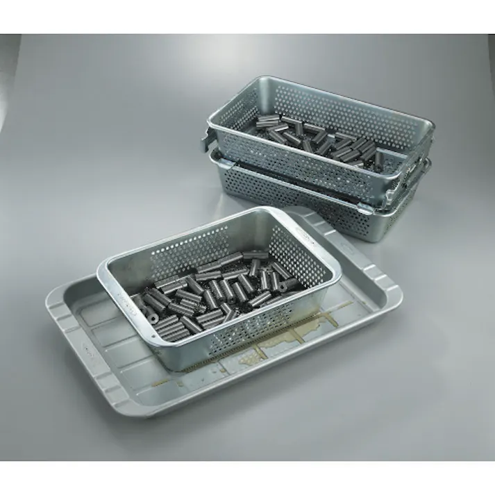 【CAINZ-DASH】トラスコ中山 スチール容器 取手付パンチングBOX 有効内寸307×201×94 PM-8【別送品】