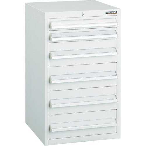 トラスコ中山 LVR型キャビネット 392X412XH660 引出6段 W LVR-662W 軽量キャビネット トラスコ中山 LVR型キャビネット 392X412XH660 引出6段 W LVR-662W 軽量キャビネット