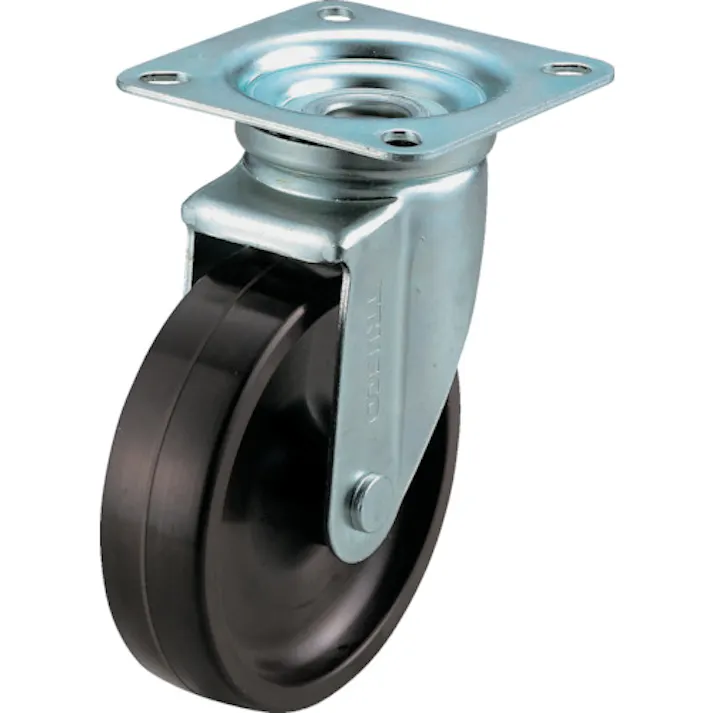 【CAINZ-DASH】トラスコ中山 耐熱性フェノールキャスター 自在 Φ100 TYPBJ-100【別送品】