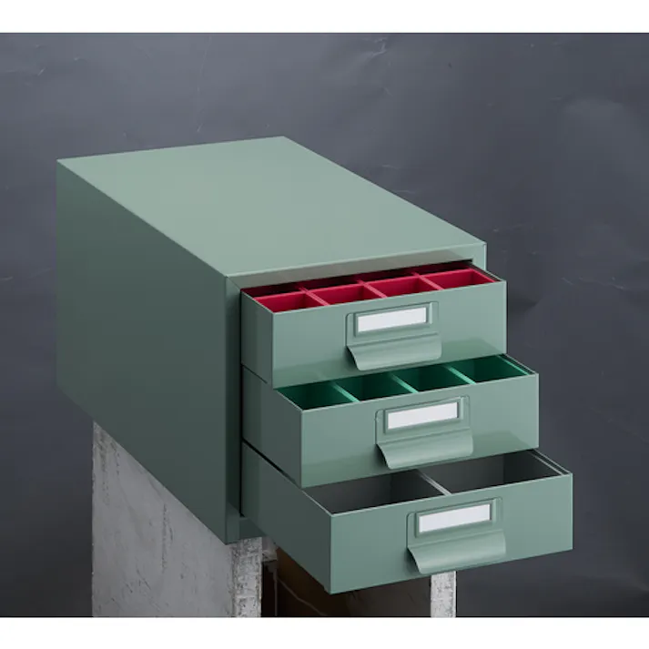 【CAINZ-DASH】トラスコ中山 ツールケース 233X410XH222 引出3段 プラボックス付 PT-36CN【別送品】