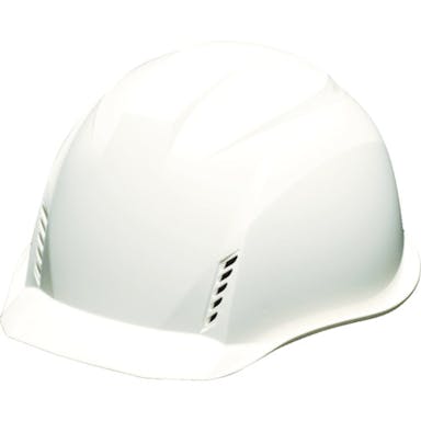 【CAINZ-DASH】トラスコ中山 遮熱ヘルメット“涼帽”　通気孔付　白 TD-HB-FV-W【別送品】