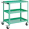 【CAINZ-DASH】トラスコ中山 ツールワゴン バーディワゴン 900X600XH600 2段 ヤンググリーン BDW-692-YG【別送品】