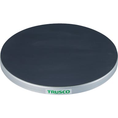 【CAINZ-DASH】トラスコ中山 回転台　１５０Ｋｇ型　Φ４００　ゴムマット張り天板【別送品】