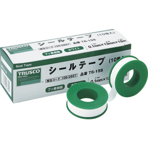 トラスコ中山 シールテープ 13mmX5m T6-5S シールテープ トラスコ中山 シールテープ 13mmX5m T6-5S シールテープ