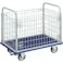 【CAINZ-DASH】トラスコ中山 プレス製台車 ドンキーカート 金網付 915×615 ストッパー付 307NS【別送品】