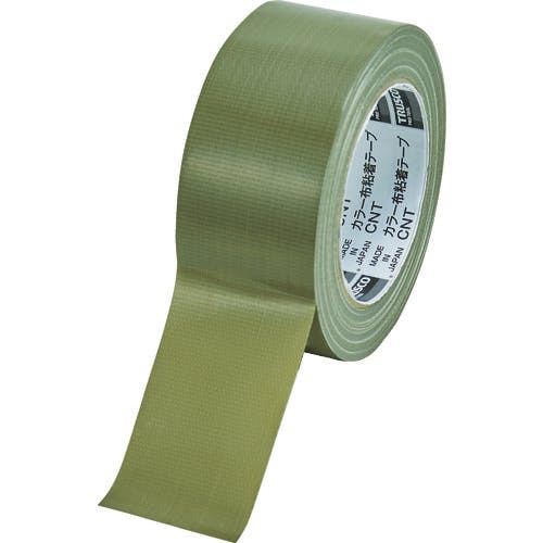トラスコ中山 カラー布粘着テープ 幅50mm長さ25m オリーブドラブ CNT-5025-OD カラー布粘着テープ トラスコ中山 カラー布粘着テープ 幅50mm長さ25m オリーブドラブ CNT-5025-OD カラー布粘着テープ