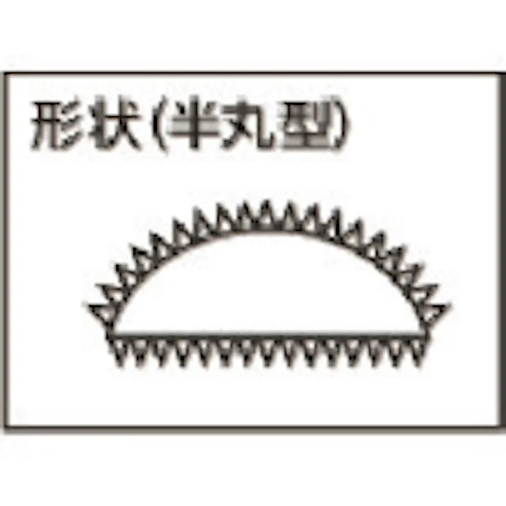 【CAINZ-DASH】トラスコ中山 鉄工用ヤスリ 木柄付 半丸 中目 刃長250 THA250-02-S【別送品】