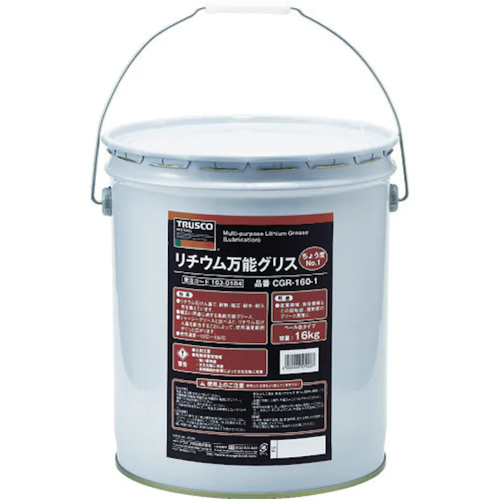 【CAINZ-DASH】トラスコ中山 リチウム万能グリス #1 16kg缶 CGR-160-1【別送品】