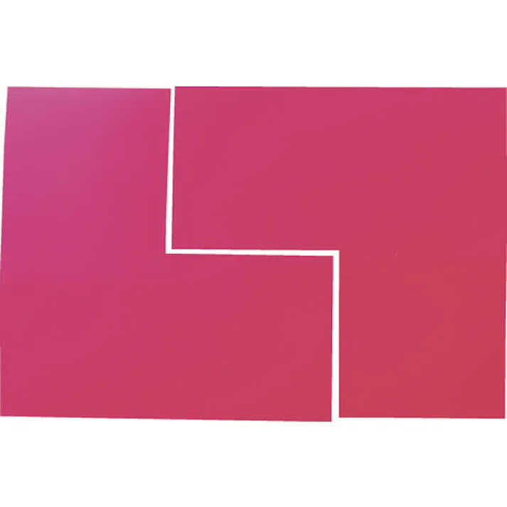 【CAINZ-DASH】トラスコ中山 蛍光L字シール ピンク 1シート2枚入 50x100x100 FLL502-P【別送品】