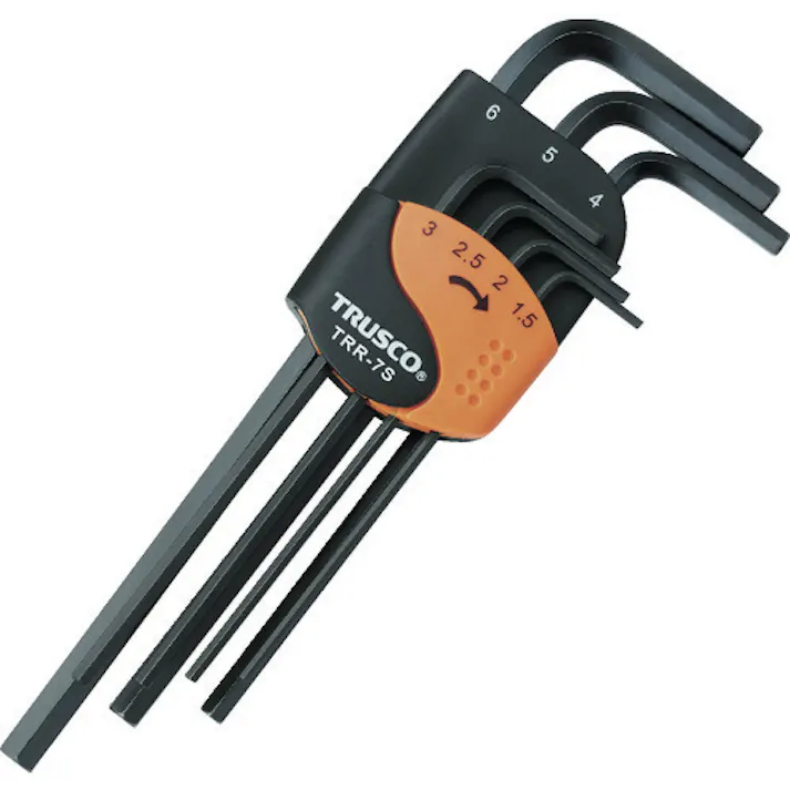 【CAINZ-DASH】トラスコ中山 六角棒レンチセット 標準タイプ 7本組 TRR-7S【別送品】