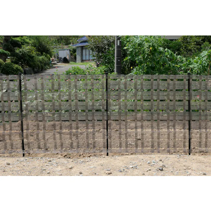 【CAINZ-DASH】トラスコ中山 美観間仕切りネットフェンス ロール ブラウン 80cm×50m TBNF-0850-BR【別送品】