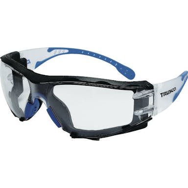 【CAINZ-DASH】トラスコ中山 超軽量保護めがね２６ｇ　密着防塵フレーム付きクリアレンズ　収納袋付【別送品】