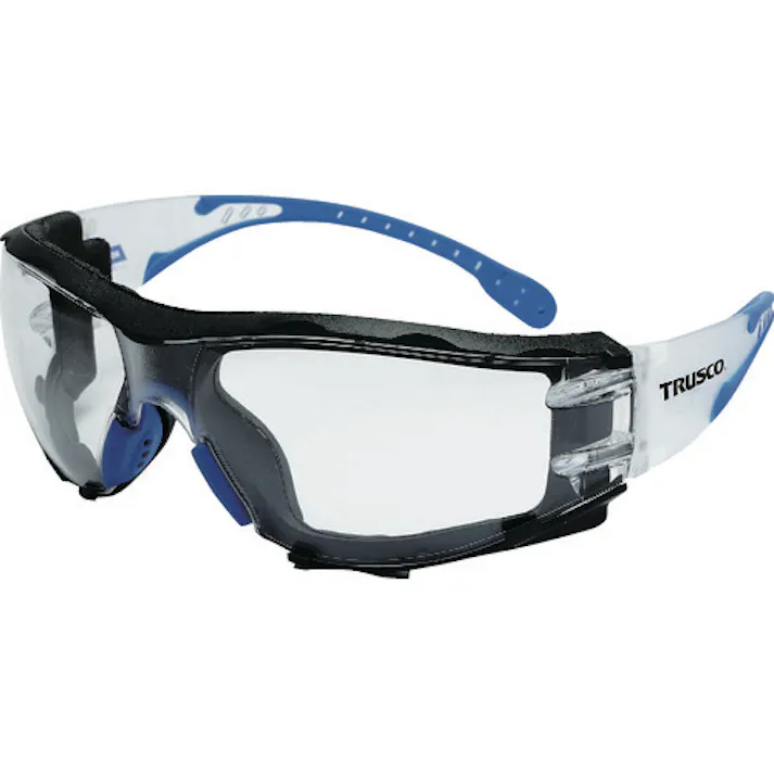 【CAINZ-DASH】トラスコ中山 超軽量保護めがね26g 密着防塵フレーム付きクリアレンズ 収納袋付 SLPGG【別送品】