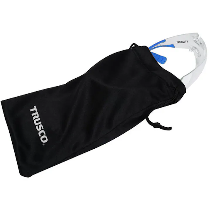 【CAINZ-DASH】トラスコ中山 超軽量保護めがね26g 密着防塵フレーム付きクリアレンズ 収納袋付 SLPGG【別送品】