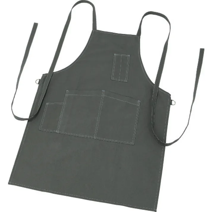 【CAINZ-DASH】トラスコ中山 【次回入荷2027年2月予定】キャンバスエプロン たすきタイプ グレー HEP-GY【別送品】