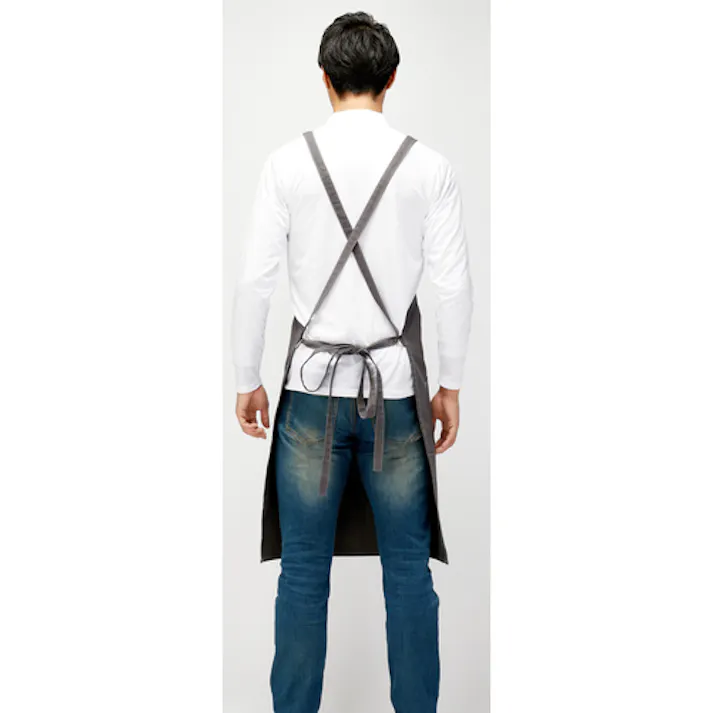 【CAINZ-DASH】トラスコ中山 【次回入荷2027年2月予定】キャンバスエプロン たすきタイプ グレー HEP-GY【別送品】