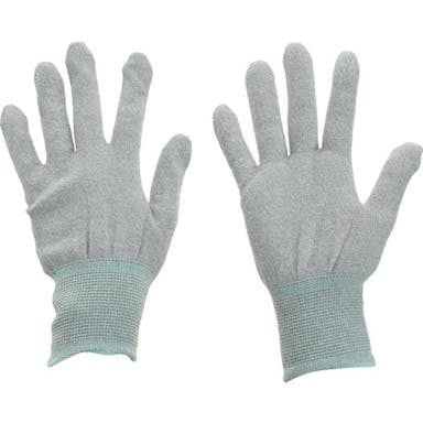 【CAINZ-DASH】トラスコ中山 銅繊維入ＥＳＤ手袋　ノンコートタイプ　Ｍサイズ ESD-GPM【別送品】