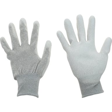【CAINZ-DASH】トラスコ中山 銅繊維入ＥＳＤ手袋　手のひらコートタイプ　Ｌサイズ ESD-GPCL【別送品】