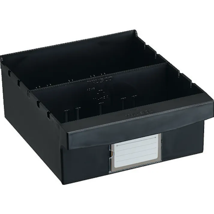 【CAINZ-DASH】トラスコ中山 コンテナラックケース バンラックケース M型 導電引出小X24 大X6個 D305M-24S6L【別送品】