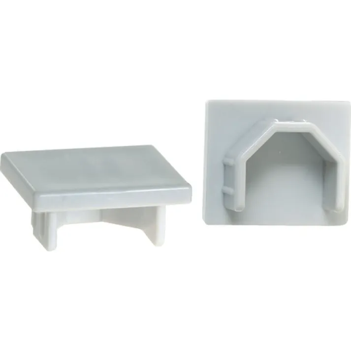 【CAINZ-DASH】トラスコ中山 ピクチャーレール用 エンドキャップ 2個入 シルバー TMCE-SV【別送品】