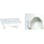【CAINZ-DASH】トラスコ中山 ピクチャーレール用　エンドキャップ　２個入　ホワイト TMCE-W【別送品】