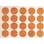 【CAINZ-DASH】トラスコ中山 蛍光ドットシール　５０Φ　オレンジ　１シート２０個入 FRL5020-O【別送品】